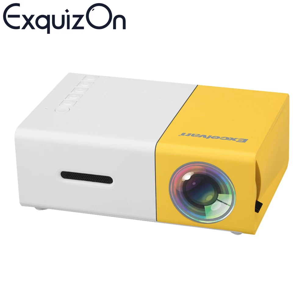 Newest Excelvan Mini YG300 LCD Projector 400 600 Lumens 320 x 240