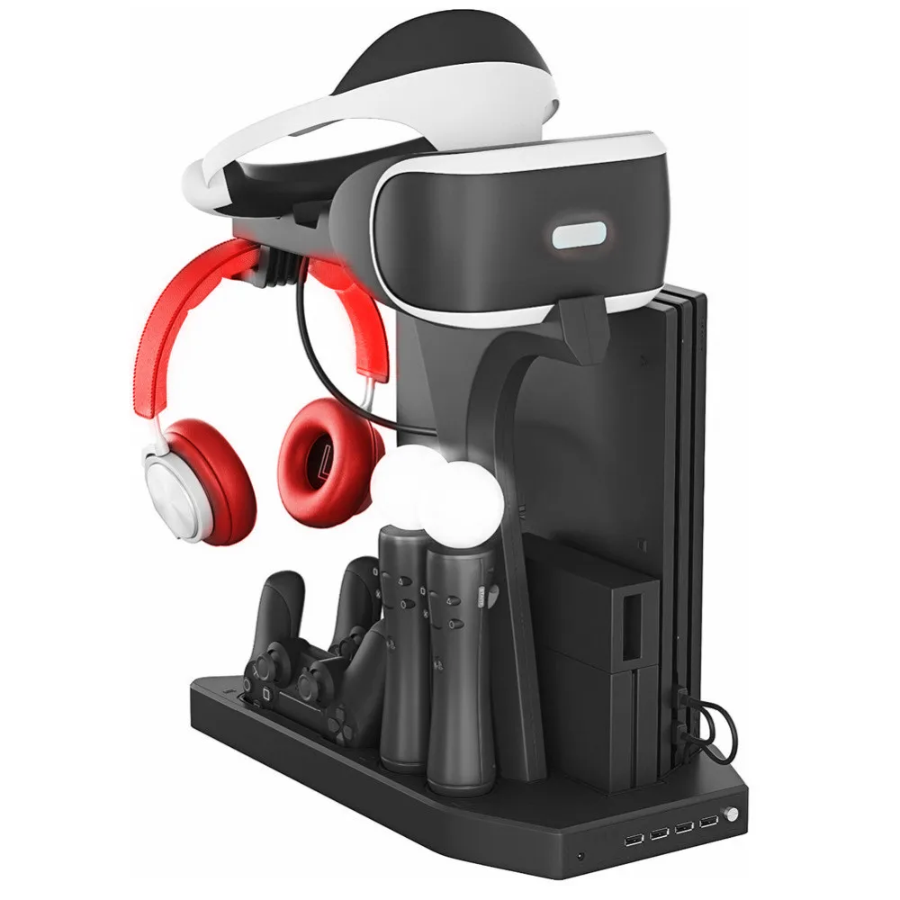 Для PS4 Очки виртуальной реальности VR 1/2 Pro Slim PSVR вертикальная подставка система