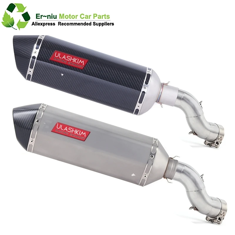 

Motorcycle Full System Exhaust Escape Slip-On For kawasaki Ninja 900 Z900 Modified Middle Link Pipe