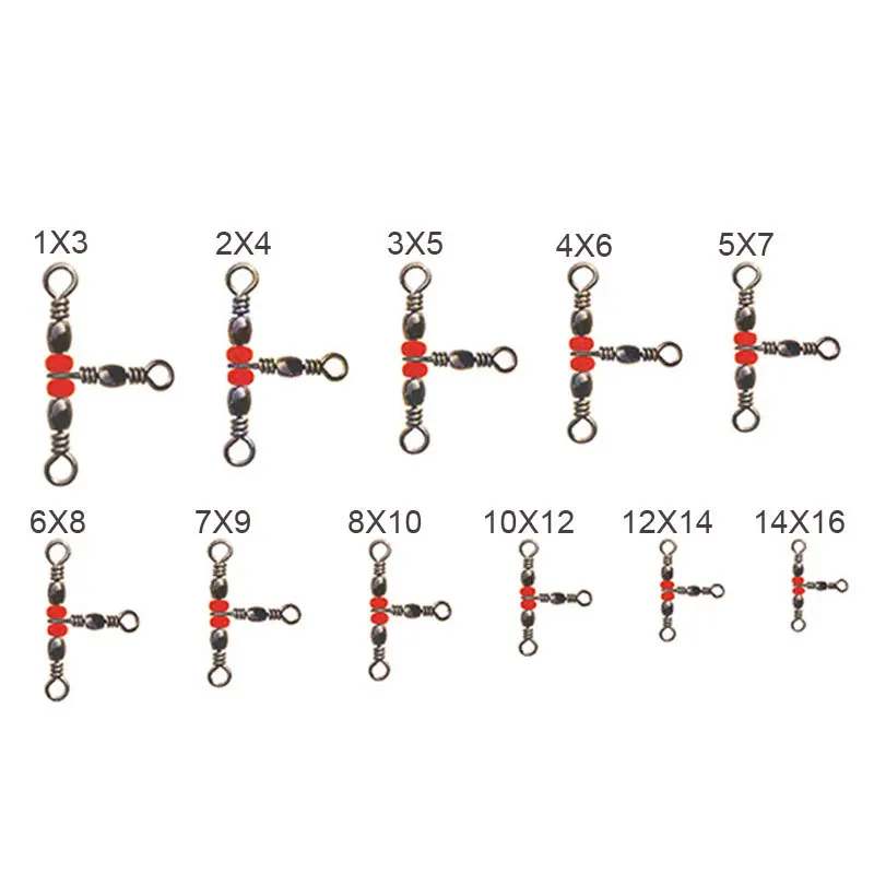 Buy 2500pcs New Barrel 3 Way Swivels Triple Swivel