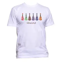 2019 Новая летняя крутая футболка, футболка с гитарой укулеле, Мужские Женские Унисекс, модная футболка с надписью, забавная хлопковая