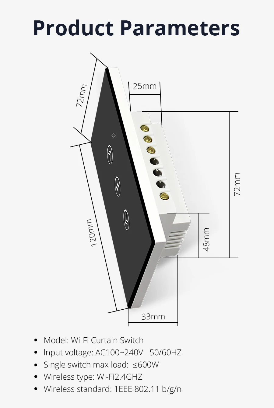 Умный домашний сенсорный переключатель для шторного двигателя tuya Jinvoo с управлением через приложение Alexa Gooogle Home IFTTT настенный переключатель