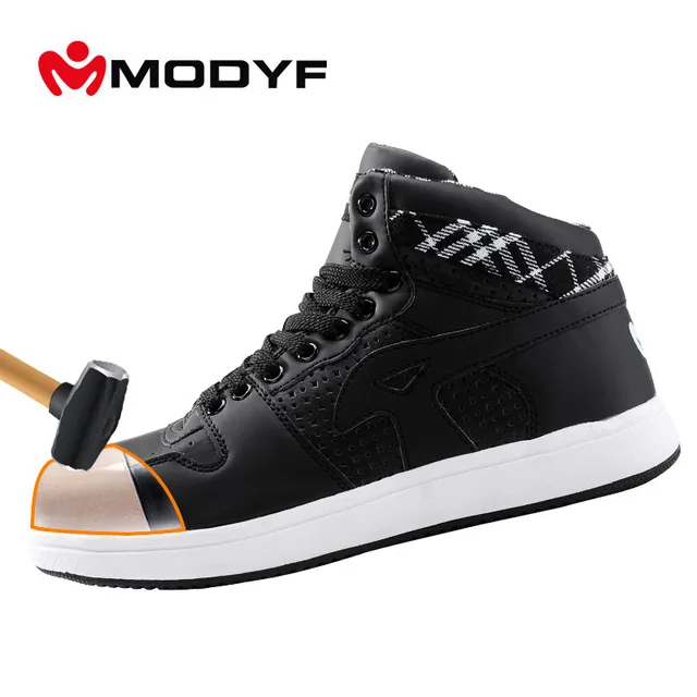Buy Modyf Men spring steel toe safety shoes hiking