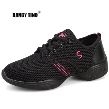 

NANCY TINO Women Professinal Dance Shoes Sports Soft Outsole Ladies Breathable Practice Shoes Modern Jazz Dancing Shoes Sneakers