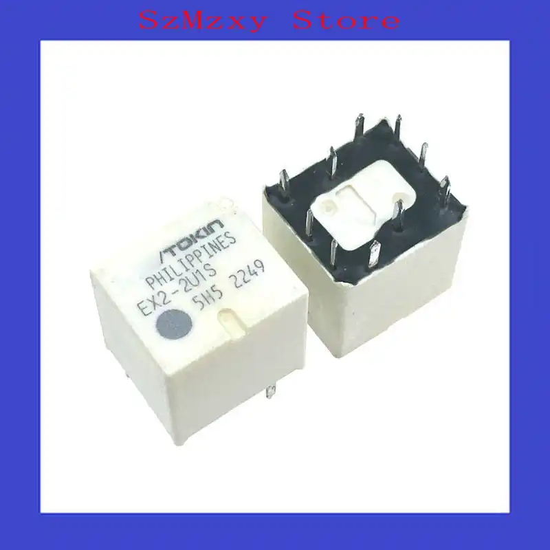 Ex2 New Original Philippines Relay Ex2 2u1s Ex2 2u1l 25a Dip10 12v 12vdc Relay 25a Aliexpress