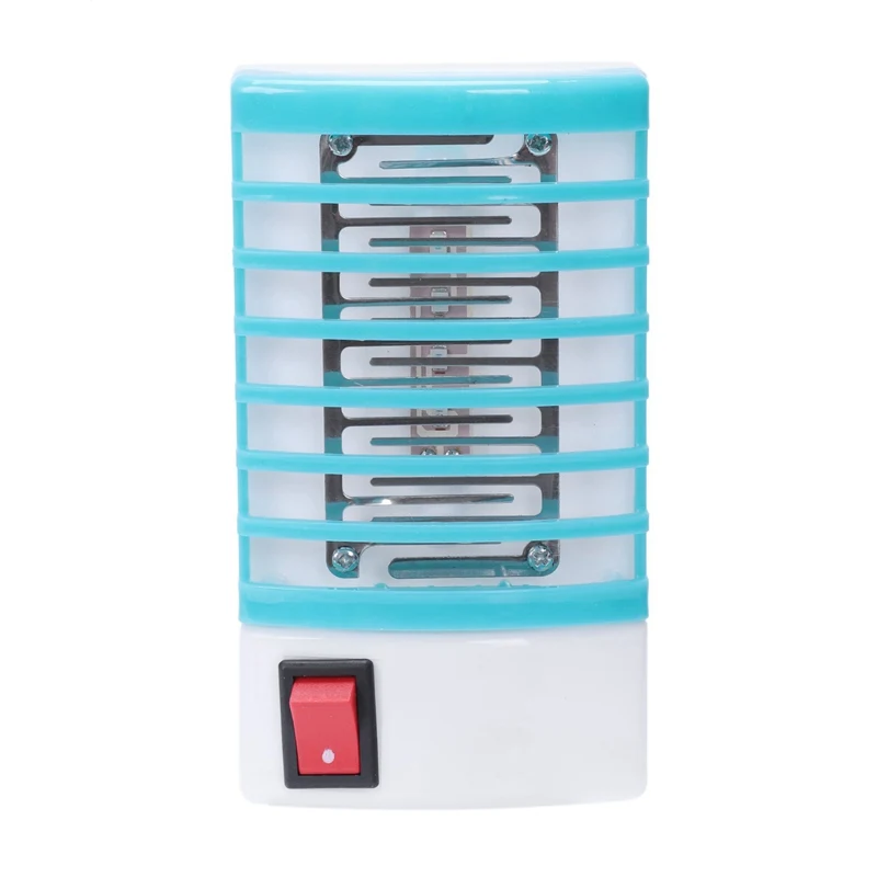 

Mosquito Killer Lamps Led Socket Electric Mosquito Fly Bug Insect Trap Killer Night Lamp Lights Lighting Blue(Eu Plus)