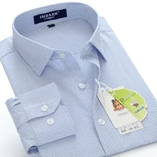 Комбинированная цена Новое поступление Мужчины Весна Осень супер большой hihg качество формальный длинный рукав рубашка плюс размер M-8XL