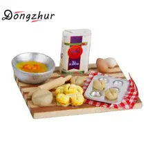 Dongzhur мини Dim Sum делая модель Diy кукольный домик миниатюры 1:12 аксессуары Игрушка полимерная для торта кондитерских изделий модель стола