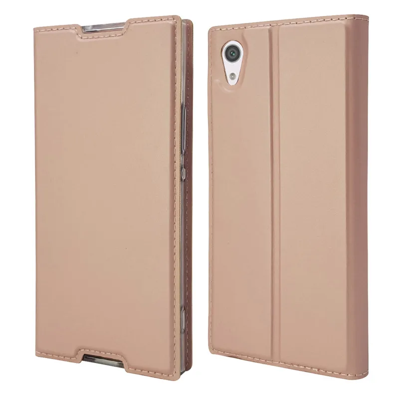 Кожаный чехол-книжка Etui для Sony Xperia L1 L2 XA1 Plus X XA XZ2 XZ3 Ultre XZ XZ1 Compact XZ2 Premium XZ3 Z5 Mini