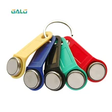 GALO 100 шт./лот TM перезаписываемые rfid-заготовки контактный ключ RW1990 iButton копия карты сауна ключ бирки llaveros llavero наклейка маркер