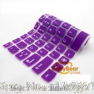 Мода клавиатура кожного покрова протектор для lenovo Ideapad 100 S 14IBR 100-14 100s-14 g480 g470 y400 y410p g400 y400s y480 y40-70 - Цвет: purple