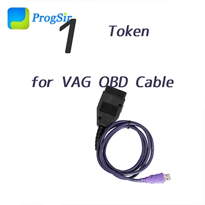 VAG OBD вспомогательный кабель V1.0.0 take Data Online поддержка MQB все ключи потеряны на английском языке версия получить 1 жетон бесплатно - Цвет: 1 Token