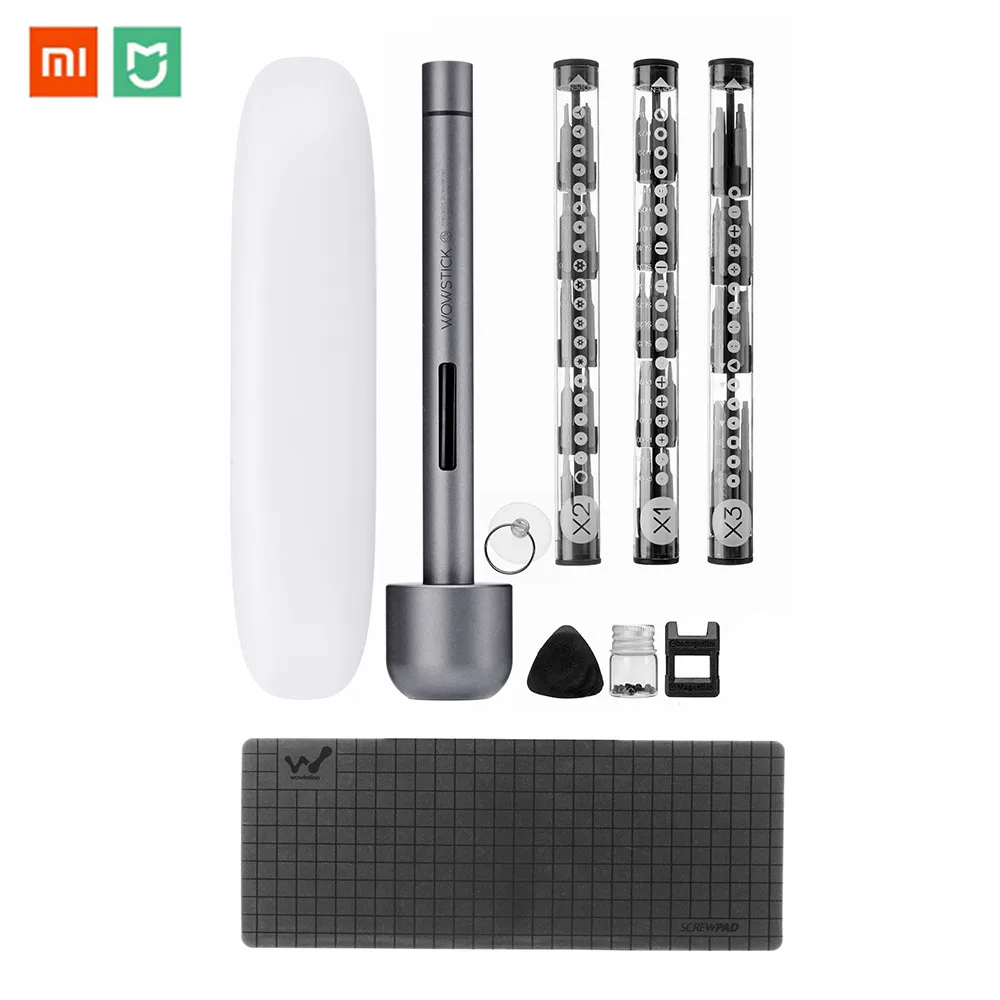 

YOUPIN Wowstick 1F+ Upgraded Electric Screwdriver 56 Bits Cordless Lithium-ion Charge LED Aluminum Alloy Screwdriver