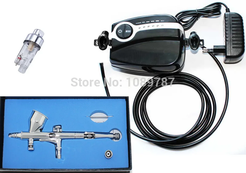 Комплект мини компрессора ABEST Pro Black 0 25 мм с фильтром двойного действия|compressor kit|air