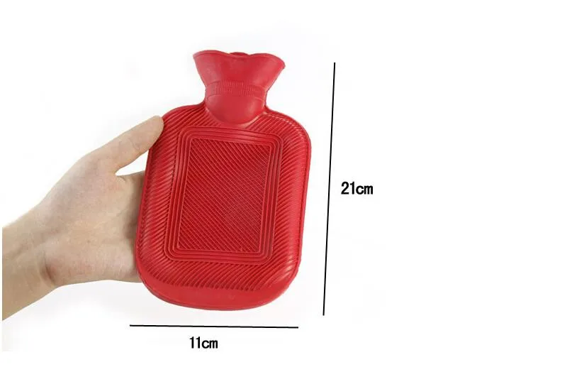 

Hot Water Bottle Thick High Density Rubber Hot Water Bag Hand Warming Water Bottles Winter Hot Water Bags Bottle 21 x 11CM