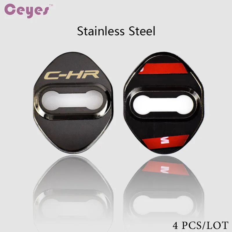 Ceyes Car Styling JDM Case For Toyota CHR Corolla Rav4 Noah C-HR For Lexus Auto Accessories Car Emblem Stickers Car-Styling 4pcs