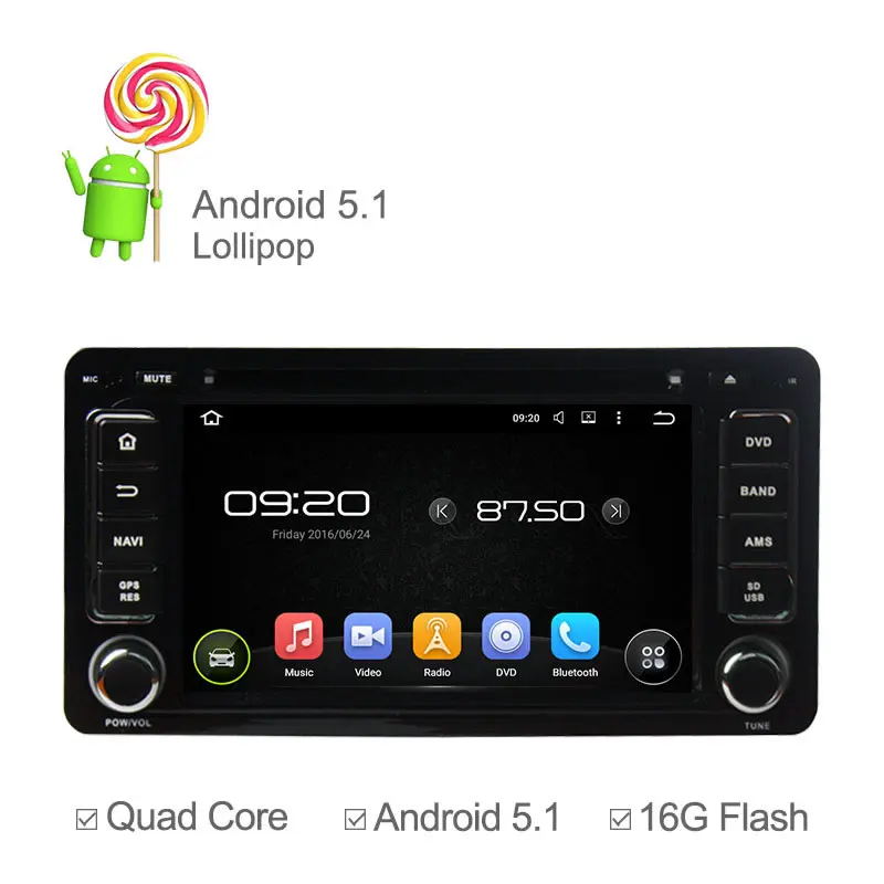 For Mitsubishi Outlander 2014 Android 5.1 Quad Core Car GPS Radio