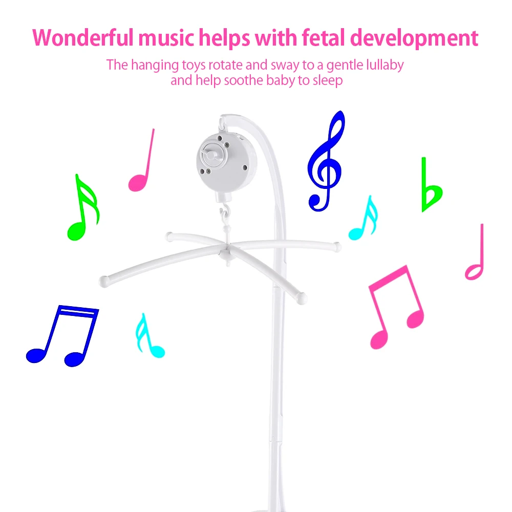 Brinquedo do Bebê Cama Sino Musical Móvel Berço Dreamful Anel Pendurado Girar Chocalho Pai Controle Remoto Brinquedo Educativo 12 High Quality Brinquedos e hobbies