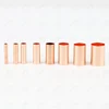100PCS Copper connecting pipe wire joint small copper tube intermediate joint direct connection pressure pipe cold pressed ► Photo 3/6