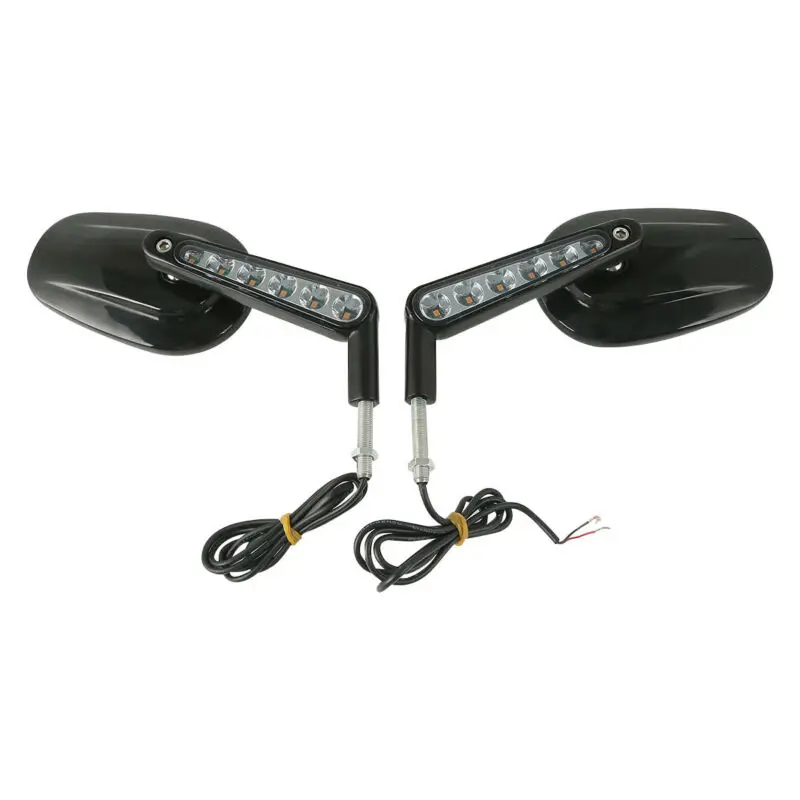  Motorcycle LED Turn Signals Rearview Rear View Side Mirror For Harley Davidson V ROD Muscle VRSCF 2 - 32985601969