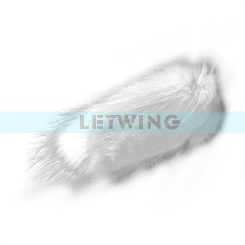 Buy New 14cm White Windscreen Windshield Mic Fur Muff