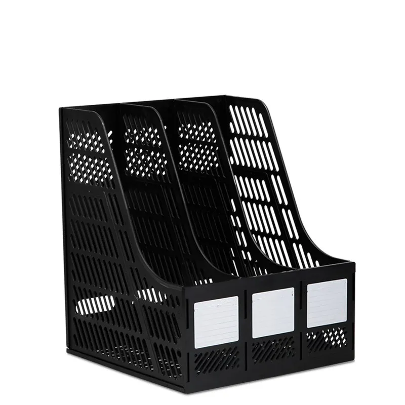 

1pc Document Trays File Box School & Office Supplies 3 Layers Functional File Organizer 32*27*26cm Label Plastic