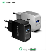 Быстрая зарядка 3,0 EU/US 18 Вт Быстрая зарядка USB QC 3,0 настенное дорожное Универсальное зарядное устройство для iPhone 7 8 huawei P30 samsung S10 Xiaomi 9