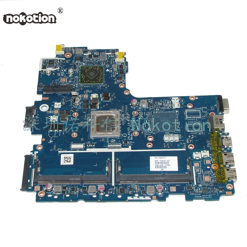 

NOKOTION ZPL45 55 LA-B191P 773074-601 773074-001 Main board For HP Probook 455 G2 laptop motherboard A8-7100 CPU full works