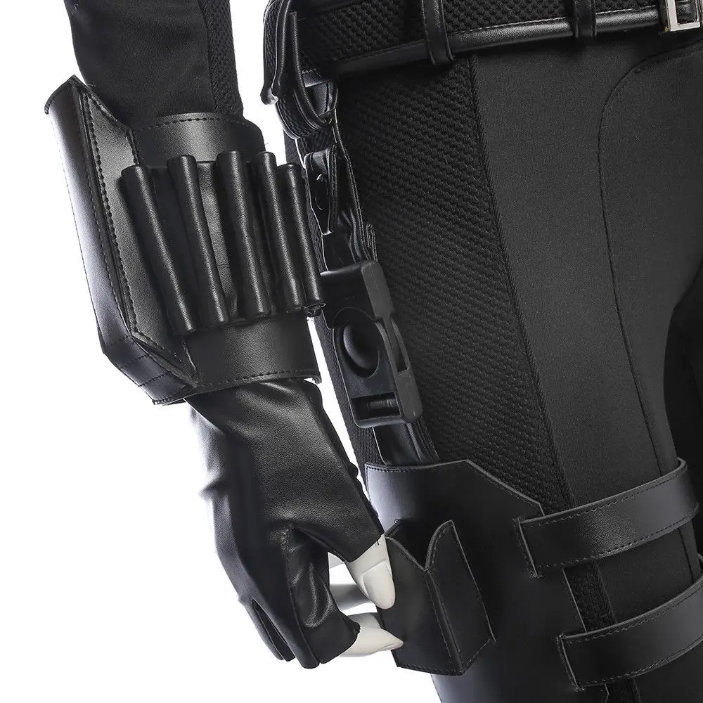 Avengers Infinity War Black Widow Costume Carnival Halloween Superhero Black Widow Jumpsuit Cosplay Natasha Romanoff Costume (13)