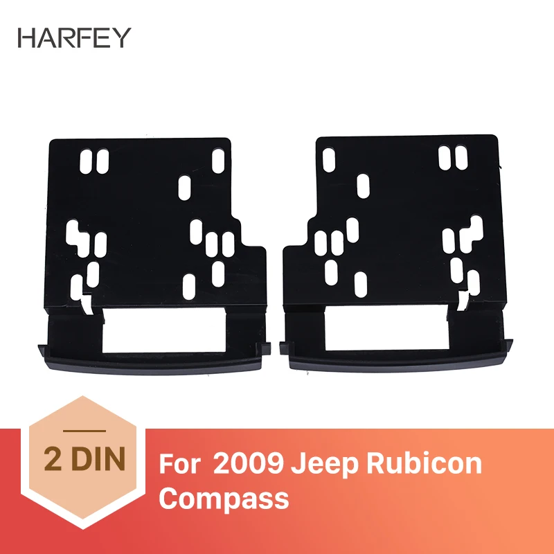 Harfey 173*98 мм 2Din Автомобильная Радио фасция для джип Rubicon 2009 компас декоративная