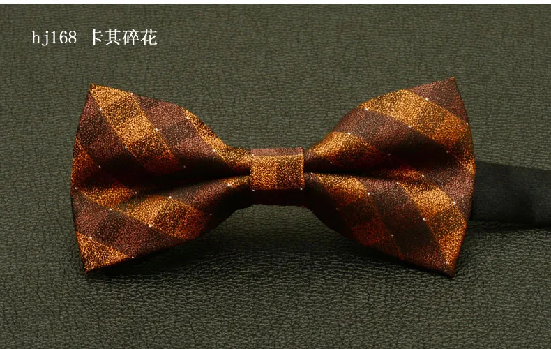 Новая мода Бизнес Bowties цвет: черный, синий красный плед полосатый галстук-бабочка свадебные Жених вечерние бабочкой галстук высокое