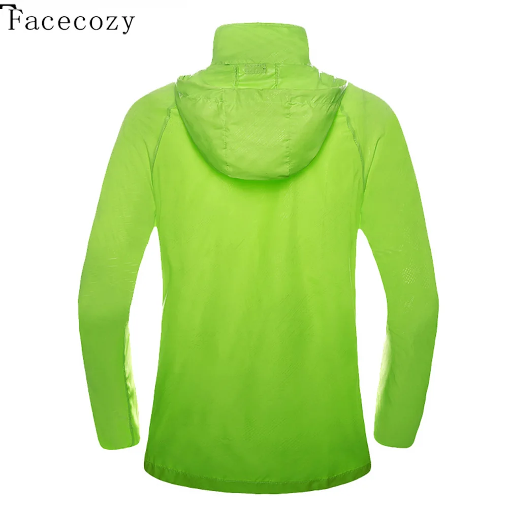 Facecozy الرجال والنساء الربيع في الهواء الطلق للماء مقنعين سترة سريعة الجافة المشي التخييم تنفس رقيقة الصيد المشي الملابس Facecozy الرجال والنساء الربيع في الهواء الطلق للماء مقنعين سترة سريعة الجافة المشي التخييم تنفس رقيقة الصيد المشي الملابس