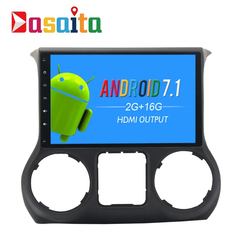 Excellent Dasaita 10.2" Android 7.1 Car GPS Player Navi for Jeep Wrangler 2011-2016 with 2G+16G Quad Core NO DVD Radio Multimedia HDMI 4G 1 Excellent Dasaita 10.2" Android 7.1 Car GPS Player Navi for Jeep Wrangler 2011-2016 with 2G+16G Quad Core NO DVD Radio Multimedia HDMI 4G 1