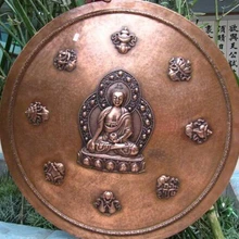 USPS в США S0337 Тибет Буддизм Красный Бронза Медь Восемь сокровища Будды TangKa Святыни