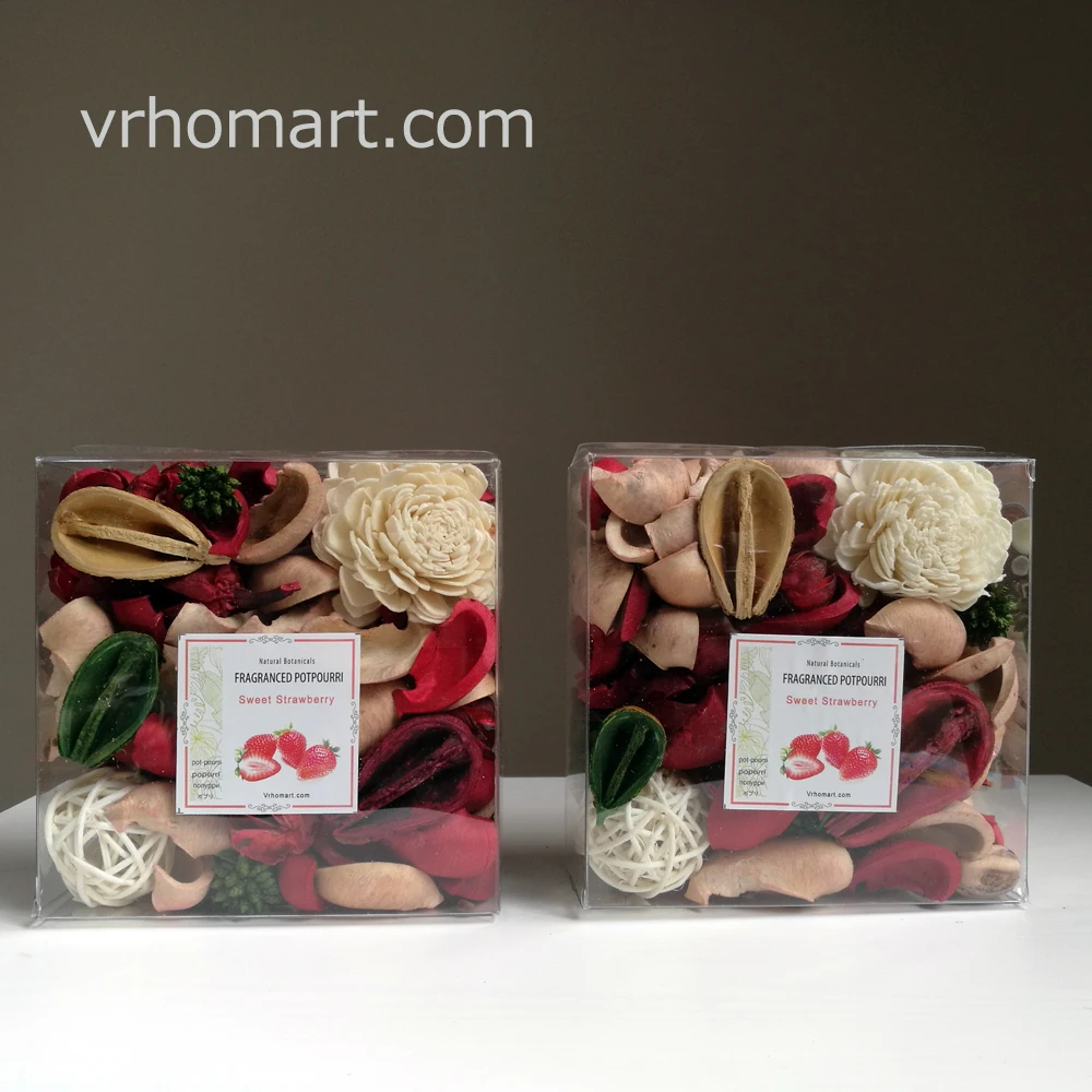 

Bowl Fillers Potpourri dried flowers petals Fragrant batanical flowers boxes mixed flowers sachet incense sweet strawberry