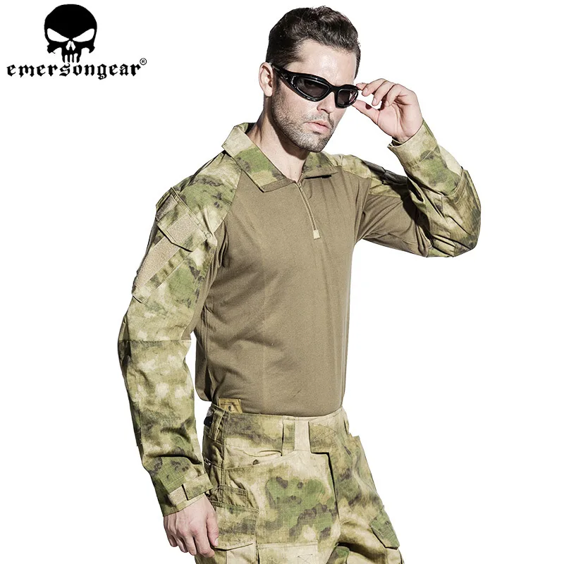 EMERSONGEAR Gen3 Combat T-shirt Military BDU Army Airsoft Tactical Gear Paintball Hunting Shirt A-TACS FG EM8576