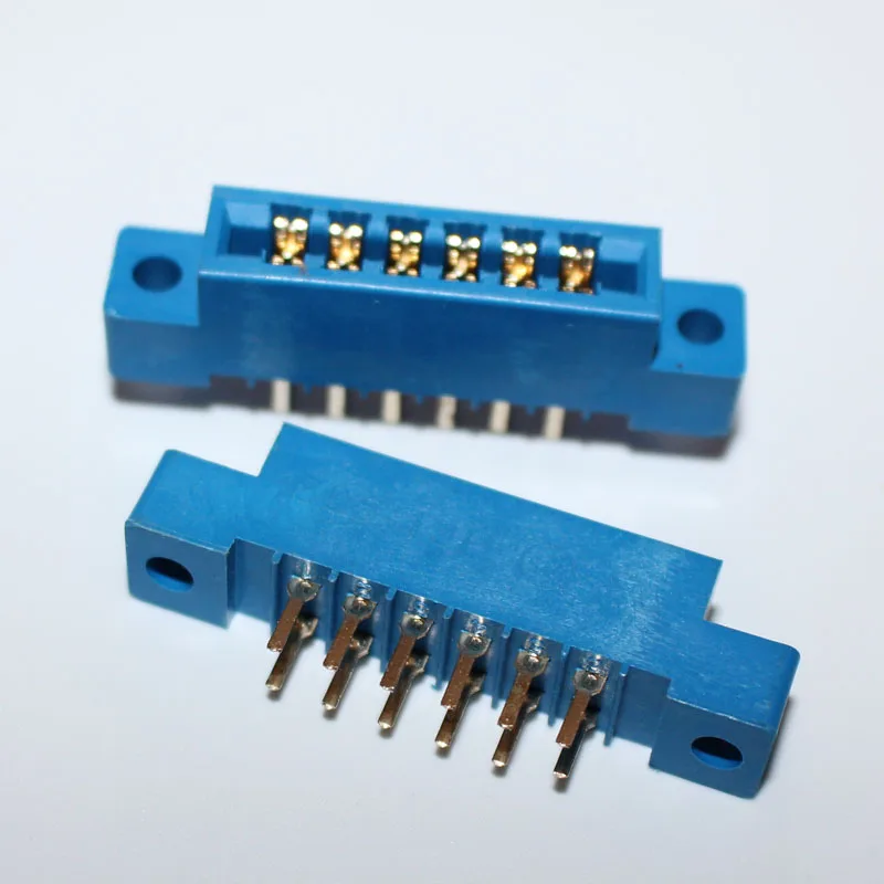 5Pcs 805 Series 3.96mm Pitch 2x6 Pin 12 Pin DIP PCB Card Edge Connector 805-12P 5Pcs 805 Series 3.96mm Pitch 2x6 Pin 12 Pin DIP PCB Card Edge Connector 805-12P