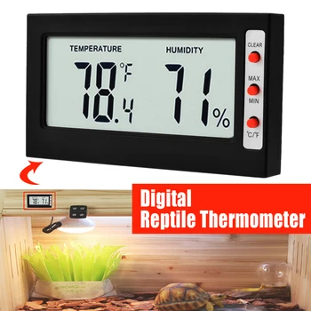 

Wireless Digital Thermometer for Reptile Lizard Gecko Bearded Dragon Crested Snake
