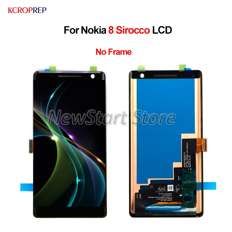 

5.5" For Nokia 8 Sirocco LCD Display Touch Screen Digitizer Assembly No Frame For Nokia 8 8Sirocco lcd Replacement Accessory