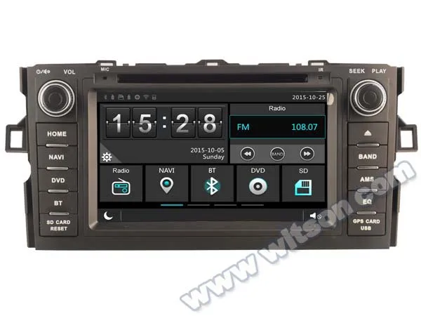 Excellent WITSON CAR DVD GPS For TOYOTA AURIS car audio navi with Capctive Screen 1080P DSP WiFi 3G DVR Good Price GIFT 2