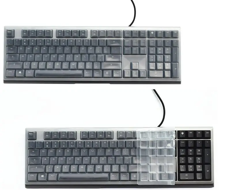 Waterproof dustproof Clear Transparent Silicone Keyboard protector Covers guard For CHERRY G80-3930 3930L MX Board 6.0 | Компьютеры и