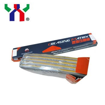 

High quality printing materials Creasing Matrix 0.4*1.3mm PVC material by DHL