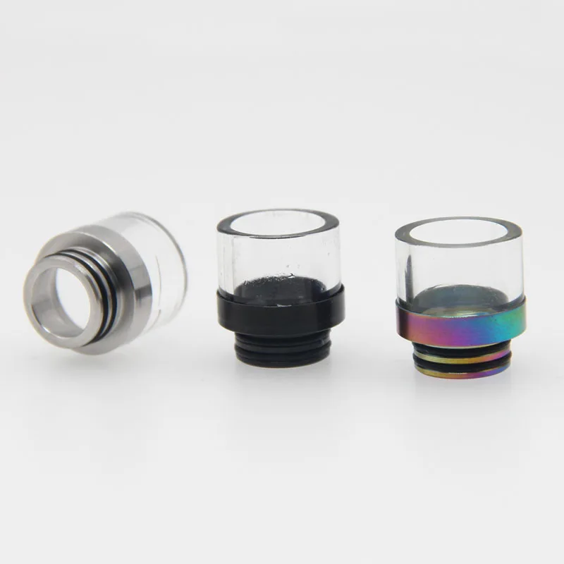 E XY 810 нержавеющая сталь стекло капельного наконечника Vape driptip электронная