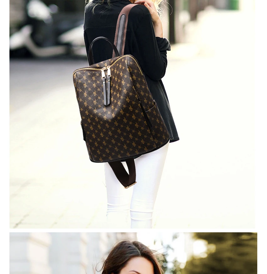 Женский рюкзак с принтом, высокое качество, Молодежные кожаные рюкзаки для девочек-подростков, женская школьная сумка через плечо, женская сумка mochila