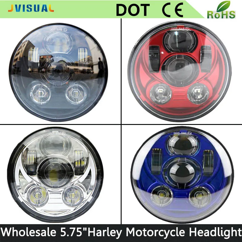 

Motorcycle Accessories 5.75" Headlight Bike 5 3/4" LED Headlight for Harley 5.75 inch Motorcycle Projector Daymaker 2018 New