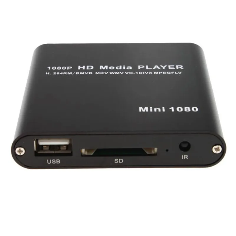 Disque dur externe Non renseigné Mini Hd 1080P Media Player Box Usb Media  Box avec Hdmi Av Mmc Avi Mov Mp4 Mkv Yppl048