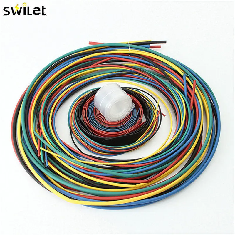 

RSFR-H 55M 2:1 11Size 1.5-22mm Heat Shrink Tubing 6 Colors Cable Sleeves