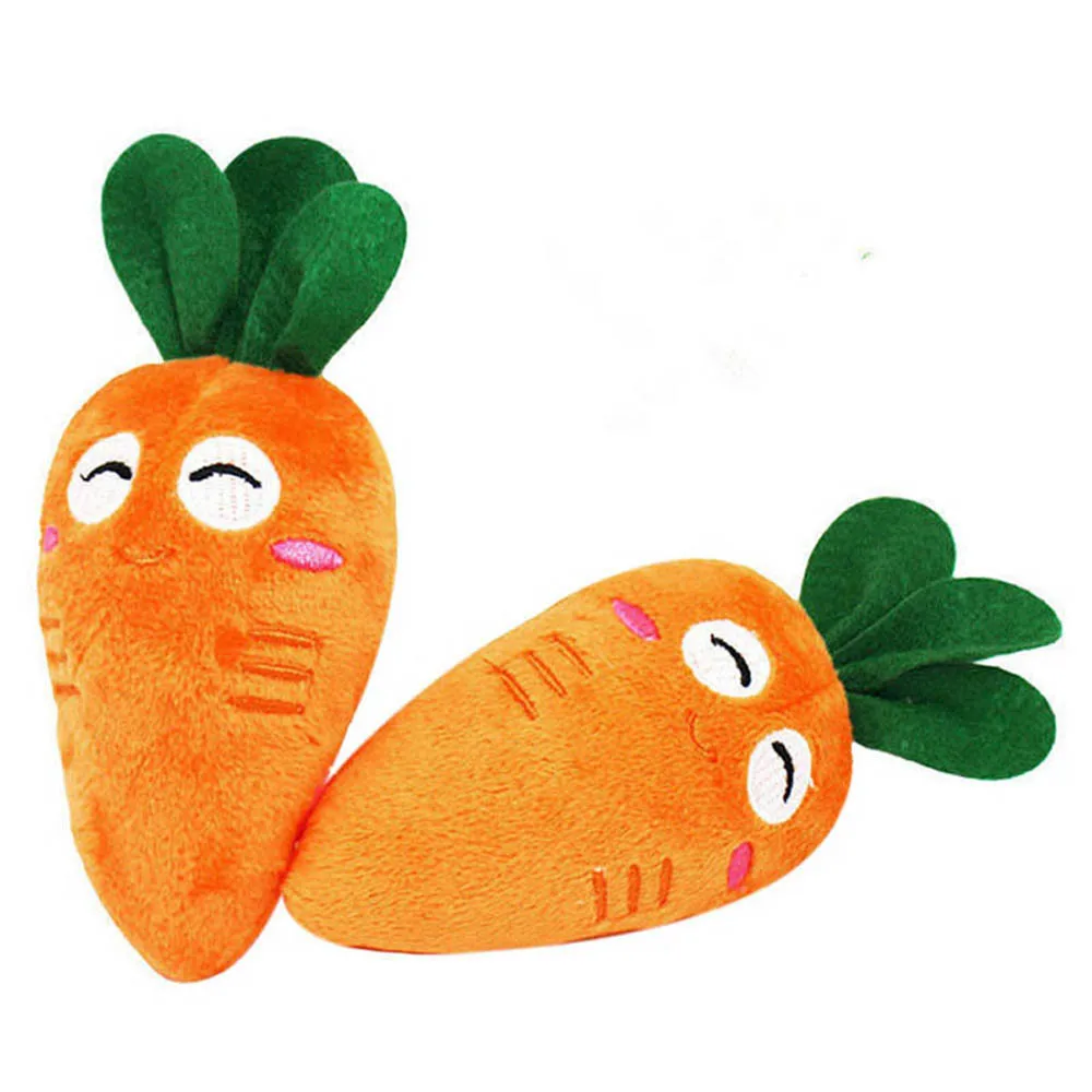 Забавные овощи плюшевая морковка игрушка звук пищащий детская игрушка подарок фаршированное растение дети подарки на день рождения