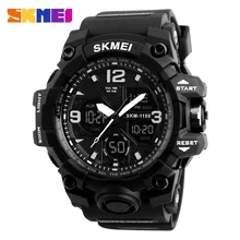 SKMEI New Fashion Men Sports Watches Men Quartz Analog LED Digital Clock Man Military 50m Waterproof Watch Male Watch G Shock   