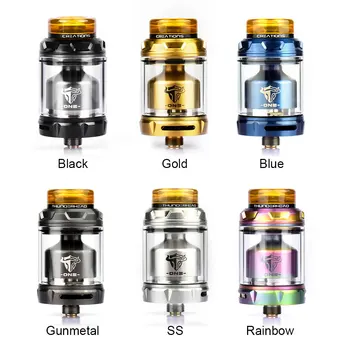 

100% Original ThunderHead Creations Tauren One RTA 2ml/4.5ml 24mm Single Coil Building 2 ml capacity tank vs taifun gtr rta